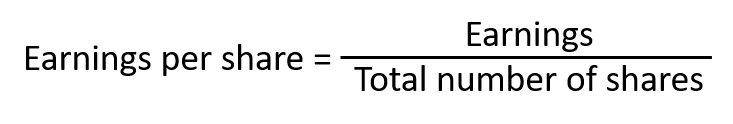 earnings per share formula